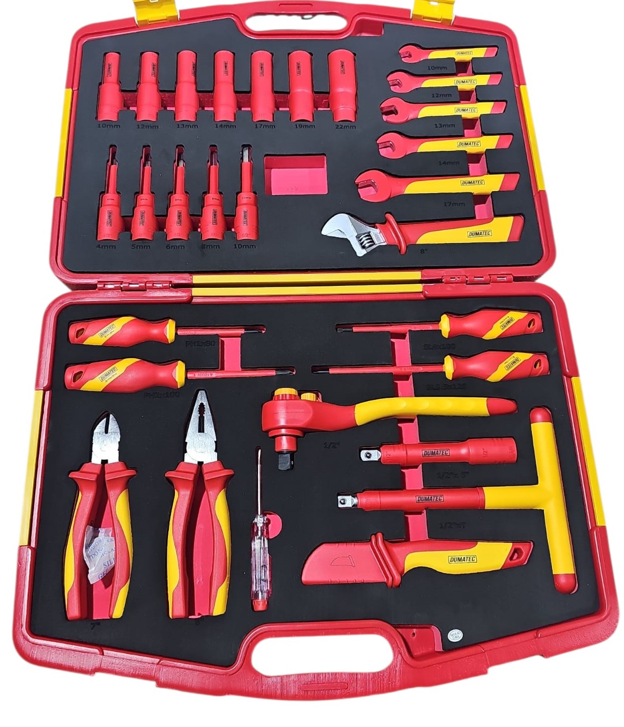 طقم عدة معزول كهرباء 50 قطعة دوما DUMA طقم عدة معزول كهرباء 50 قطعة دوما DUMA