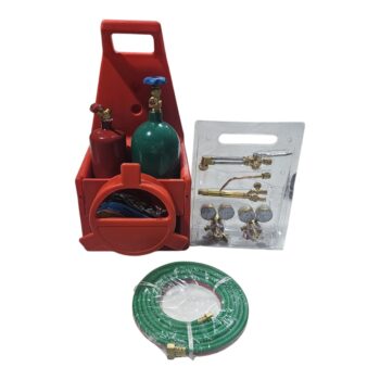 طقم لحام اكسجين صغير متنقل كامل مع الاسطوانات دوما